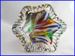 Original Vintage Art Glass Prestige Art Glass Christmas Tree Paperweight 4 #287