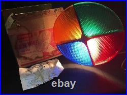 Penetray Motorized Color Wheel Vintage Christmas Tree Color Wheel w Original Box