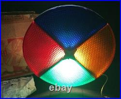 Penetray Motorized Color Wheel Vintage Christmas Tree Color Wheel w Original Box