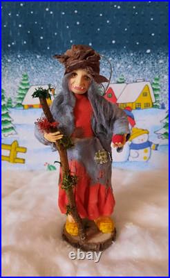 RARE Traditional Russian Vintage Style Cotton Doll Christmas Tree Toy Ornament RARE Traditional Russian Vintage Style Cotton Doll Christmas Tree Toy Ornament