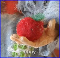 RARE Traditional Russian Vintage Style Cotton Doll Christmas Tree Toy Ornament