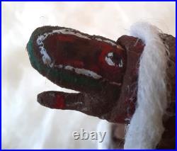 RARE Traditional Russian Vintage Style Cotton Doll Christmas Tree Toy Ornament