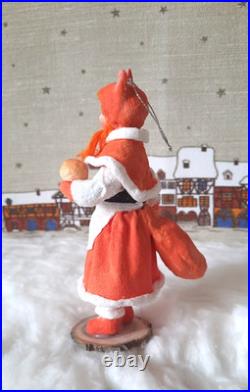 RARE Traditional Russian Vintage Style Cotton Doll Christmas Tree Toy Ornament RARE Traditional Russian Vintage Style Cotton Doll Christmas Tree Toy Ornament