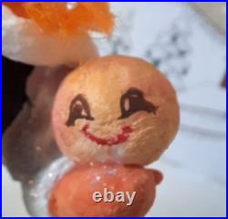 RARE Traditional Russian Vintage Style Cotton Doll Christmas Tree Toy Ornament
