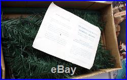 RARE VINTAGE 60'S CHRISTMAS TREE 1.40m/55 + BOX GREEK GREECE NEW NOS