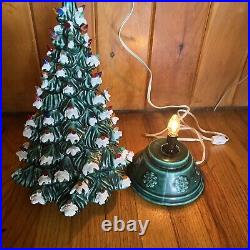 RARE VINTAGE CERAMIC CHRISTMAS TREE 1978 SIGNED BY Sitter Ceramic 16TALL