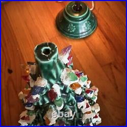 RARE VINTAGE CERAMIC CHRISTMAS TREE 1978 SIGNED BY Sitter Ceramic 16TALL