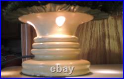 RARE Vintage 17 Table Top Christmas Tree-Candle Shapes Lighted On Original Base