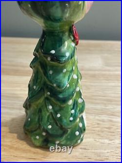 RARE Vintage 1959 Holt Howard Christmas Tree Girl Oil Air Freshener With Wick