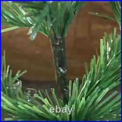 RARE Vintage Japan Christmas 11 Tree Mercury Glass Ornament Candles Cork Base