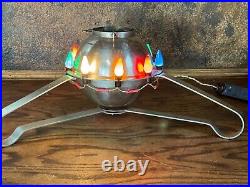 RARE Vintage Mid Century ATOMIC Spudnik Christmas Tree Stand HTF MCM Xmas