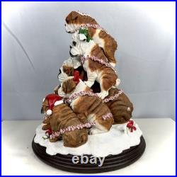 RARE Vintage Retired The Danbury Mint The Bulldog Family Christmas Tree RARE Vintage Retired The Danbury Mint The Bulldog Family Christmas Tree