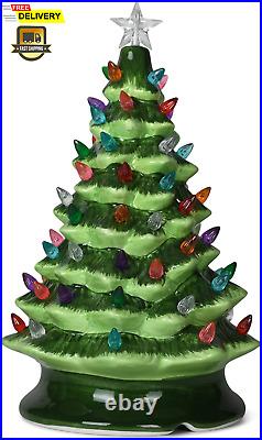 RAZ Imports Happy Hollydays 13 Vintage Lighted Tree