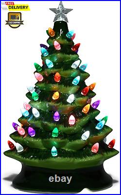 RAZ Imports Happy Hollydays 13 Vintage Lighted Tree