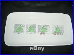 Rae Dunn Vintage Magenta Exclusive Christmas Tree Tray 2013 Tray Rare Htf