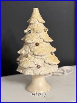 Rare 1930's White Glolite Christmas Tree