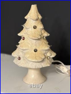 Rare 1930's White Glolite Christmas Tree
