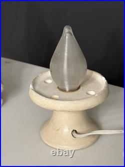 Rare 1930's White Glolite Christmas Tree