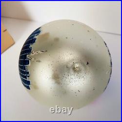 Rare Box Shiny Brite Glass Christmas Tree Ornaments West Germany with Poland Ball