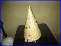 Rare Vintage 1952 Econolite Christmas Tree Motion Lamp Nice Retro Lamp White