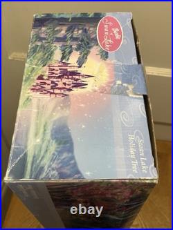 Rare Vintage Barbie Of Swan Lake Christmas Tree 24 Pink Mini Tree & Ornaments