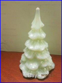 Rare Vintage Fenton Iridescent Christmas Tree Collectible