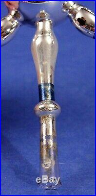 Rare Vintage Mercury Glass 7 Point STAR Christmas Tree Topper Germany