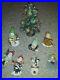 Rare Vintage Shiny Brite Christmas Ornament Ellf Gnome Angel Tree Foil Pinecone