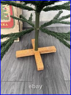 Rare Vintage Soviet Green Christmas Tree USSR Plastic Tree 160cm