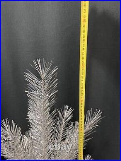 Rare Vintage Soviet Silver Christmas Tree USSR Aluminum Tree 120 cm