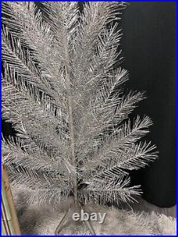 Rare Vintage Soviet Silver Christmas Tree USSR Aluminum Tree 120 cm