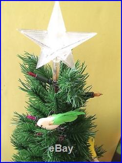 Rare Vintage Working Noma 4 Singing Birds 20 Lights Christmas Tree