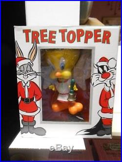 Rare vintage 1992 WARNER BROS TWEETY BIRD CHRISTMAS TREE TOPPER 11.5