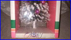 SEALED Robert Hahn Vintage St Nick Flocked Bottle Brush Christmas Tree 10 Tall