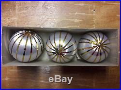 Satin Christmas Tree Ornaments Vintage HANDCRAFTED