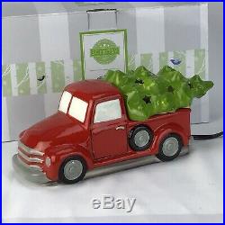 Scentsy Warmer SPECIAL DELIVERY RED Retro TRUCK with TREE Retired