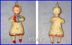 Set 4 pieces of Christmas Vintage Ornaments, Christmas Tree Toy, USSR, 1930
