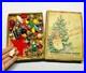 Set 46 pcs mini Vintage glass plastic Christmas tree Ornament soviet Malyutka