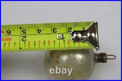 Set VTG Antique Glass Feather Tree Indent Ball Tree Top Christmas Ornament Japan