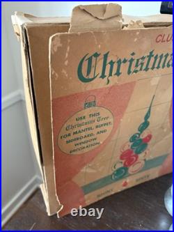 Shiny Brite Cluster Christmas Tree Read Vintage Box