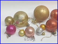 Soviet Christmas Tree Toys Glass Vintage Balls Retro Rare Collectible Ukraine