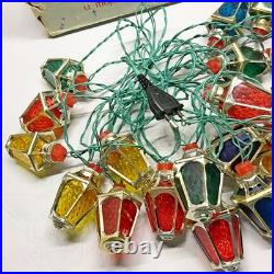 Soviet Christmas tree electric garland in box USSR Vintage Christmas decor