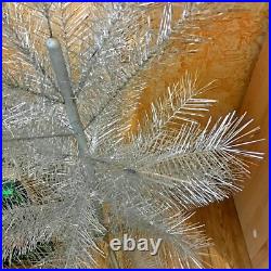 Soviet wood metal Christmas tree in box USSR Vintage