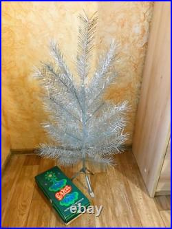 Soviet wood metal Christmas tree in box USSR Vintage Soviet wood metal Christmas tree in box USSR Vintage