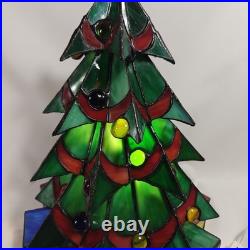 Stained Glass Christmas Tree Large 16 Tall Works Holidays Vintage Decorations Stained Glass Christmas Tree Large 16 Tall Works Holidays Vintage Decorations