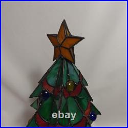 Stained Glass Christmas Tree Large 16 Tall Works Holidays Vintage Decorations Stained Glass Christmas Tree Large 16 Tall Works Holidays Vintage Decorations