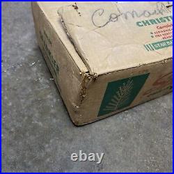 Star Brand Sparkler Silver Aluminum 4.5 Foot Christmas Tree Vintage In Box