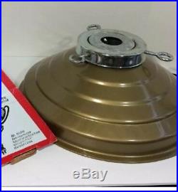 Starbell Revolving Rotating Musical Christmas Tree Stand Vintage Working Gold