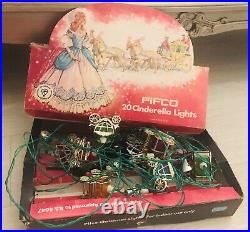 Stunning Rare Vintage Pifco Cinderella Christmas Tree Lights 20