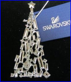 Swarovski Authentic Swan Signed Vintage Christmas Tree Pin